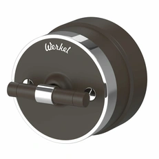 Изображение Переключатель/выключатель одноклавишный Vintage (мокко матовый/хром) W5812052